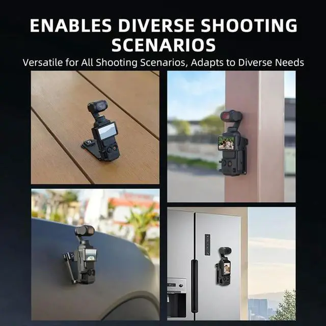 Alt view image 3 of 3 - for 3 Magnetic Bracket Mount Base Angle Adjustable Multifunctional Desktop Base Camera Accessories Black