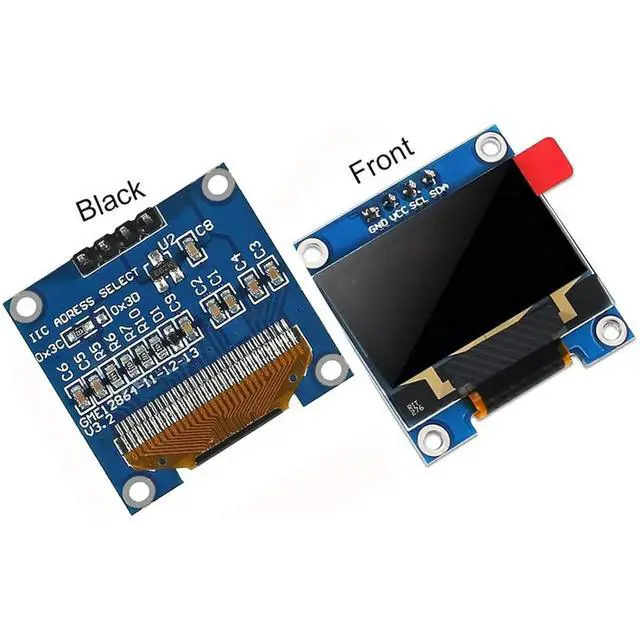 Alt view image 3 of 3 - 4pcs 0.96 Inch OLED Display Module 128x64 IIC Self- Screen Board White for
