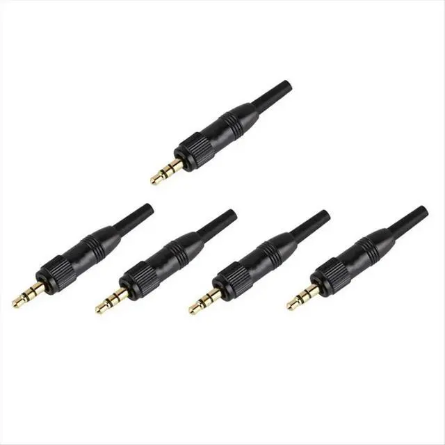Alt view image 2 of 3 - 5Pcs 3.5mm Plug Stereo Locking Audio Lock Connector for for Audio2000S Mic Spare Plug Adapter