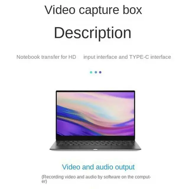 Alt view image 3 of 3 - 4K1080P 60Hz Video Capture Card -Compatible to Type C Video Capture Card is Suitable for Game Camera Recording Live