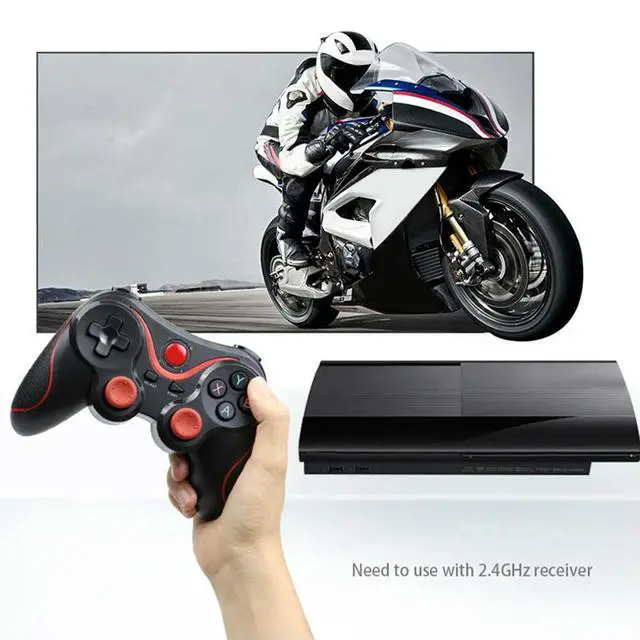 Alt view image 3 of 3 - Android Gamepad T3 X3 Joystick Game Controller Bluetooth BT3.0 Joystick for Mobile Phone PC TV Holder