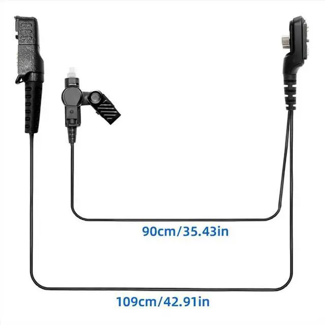 Main image of PPT Headset Speaker for P6620 P6600 P6620i Intercom Headset in-Ear Air Duct Headset