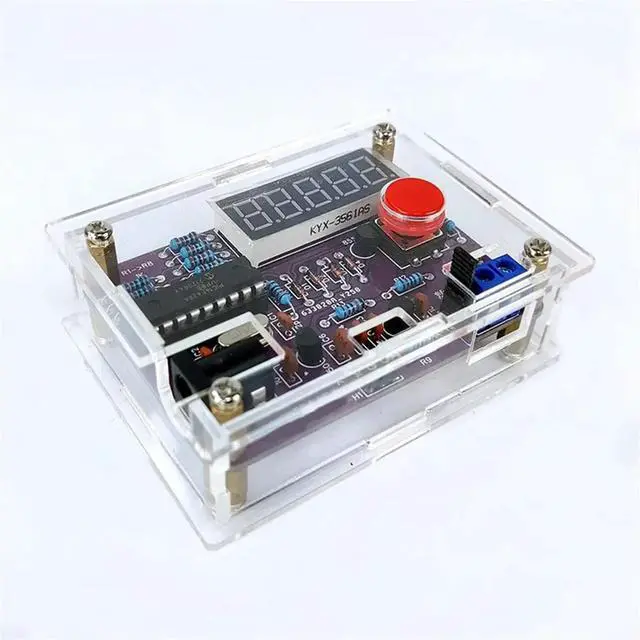 Alt view image 3 of 3 - Digital Frequency Meter Crystal Oscillator Measurement Circuit 1Hz-50MHz DIY Electronics Manufacturing Welding Kit