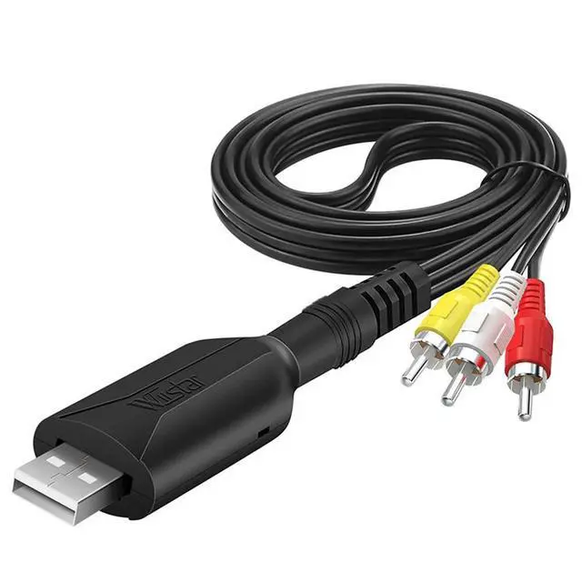 Alt view image 2 of 3 - USB Video Capture Card To Digital To USB 2.0 Audio Capture Device Adapter Converter Easy To Cap VCR DVR TV
