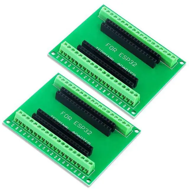 Alt view image 2 of 6 - 2Pcs Breakout Board GPIO 1 Into 2 for 38PIN Narrow Version ESP--32 Microcontroller Development Board