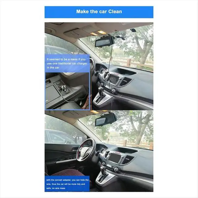 Alt view image 3 of 3 - 12/24V to 5V Car Dash Cam Wire 3.2m Mirror DVR Hardwire Cable Kit Video Recorder Mini Micro-USB Charger Line