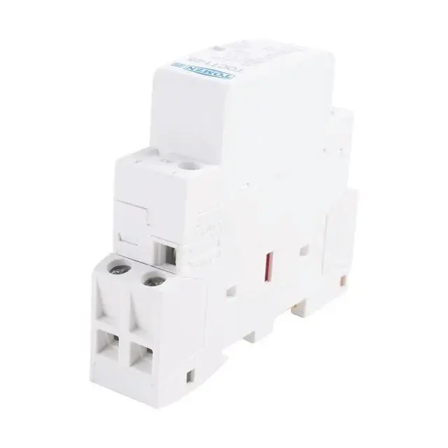Alt view image 3 of 3 - TOCT1-25 2P 25A 220V/230V 50/60HZ Din Rail Household Ac Modular Contactor 2NO AC Contactor