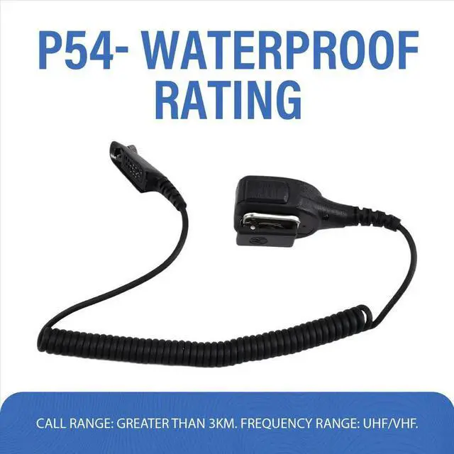 Main image of Handheld Speaker PTT Mic for GP328 GP338 GP340 GP360 GP680 HT750 Mtx850Ls Mtx8250 Mtx9250 Radio Walkie Talkie