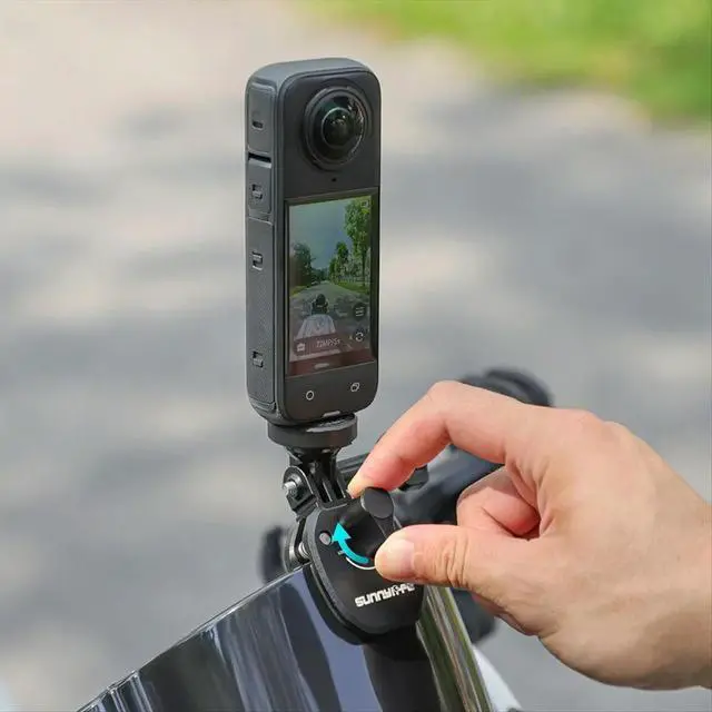 Alt view image 3 of 3 - for X5 Motorcycle Windshield Clip Action5Pro Camera Holder Windshield Clip