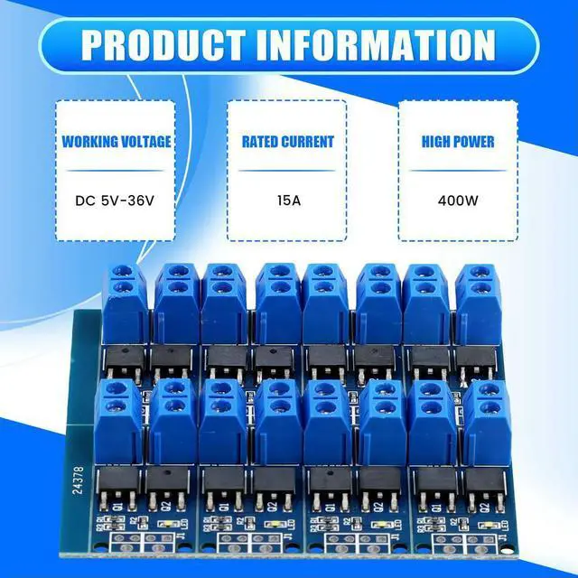 Main image of 20pcs 15A 400W MOSFET Trigger Switch Drive Module PWM Regulator Control Panel