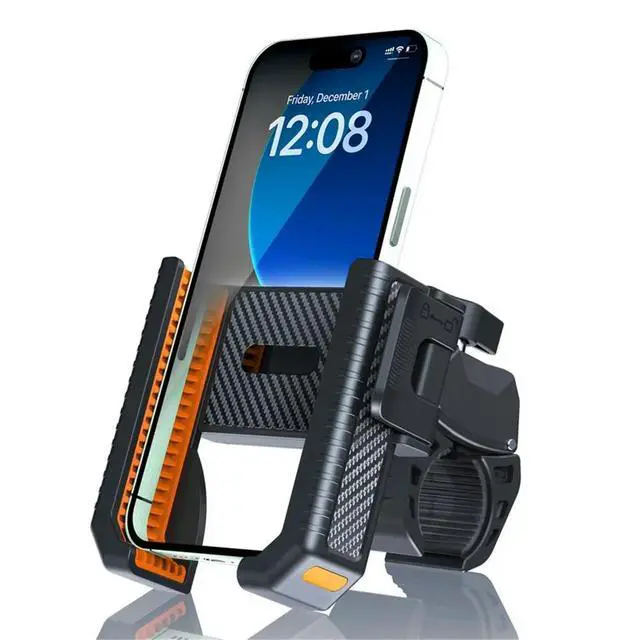 Alt view image 3 of 6 - For Electric , Motorcycle, Mountain Bike, -Powered Vehicle, Shock- Phone Mount for Cycling