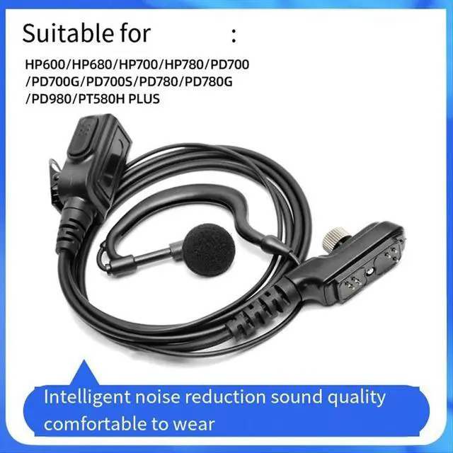 Alt view image 3 of 6 - Headset Microphone for PD780 Intercom Headphone HP600/PT580 PLUS/PD700 Radio Headphone