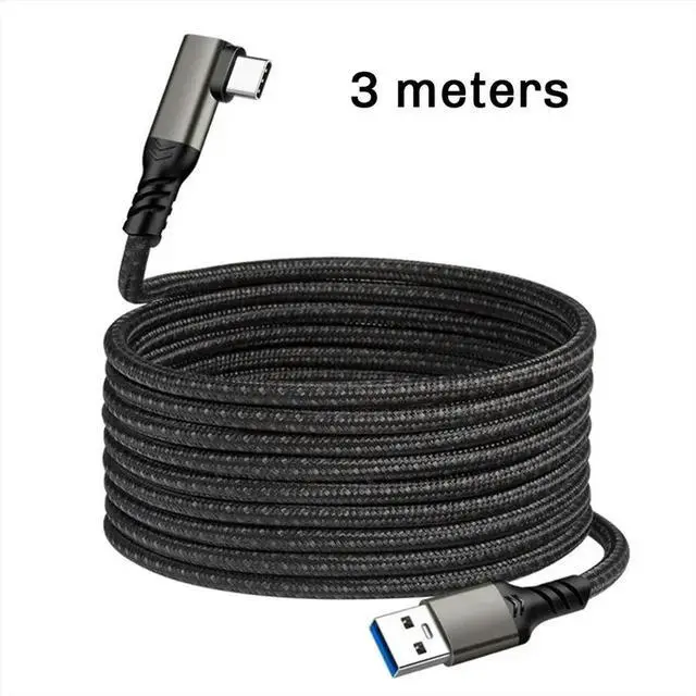 Alt view image 3 of 6 - Link Cable for 2 VR USB 3.2 Quick Charge Cables Data Transfer Fast Charges VR Headset Accessories,3 Meter