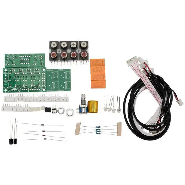 Alt view image 2 of 3 - Relay 4-Way Audio Input Signal Switching Audio Input Selection Board Of Rotary Switching for Amplifiers