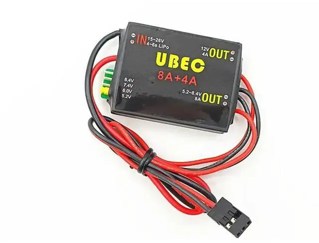 Main image of For RC Car Fixed Wing Airplane Robot Compatible 15-26V UBEC 8A+ 4A 5.2/6.0/7.4V/8.4V Servo Separate Power Supply Module