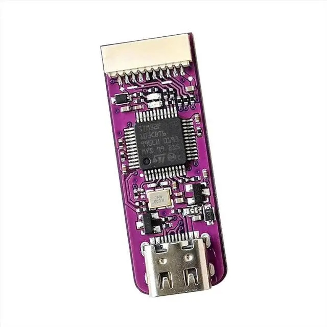 Alt view image 2 of 3 - Mini Debugger STLink V2.1 Debugger APM32F103CBT6 Chip SWD SWO USB to Uart Module
