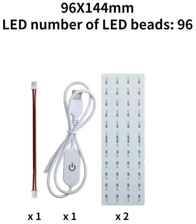 Main image of For Lithophane LED Backlight Board Kit DIY Lithophane Photo Model for P1 X1 A1 A1 Mini 3D Printers