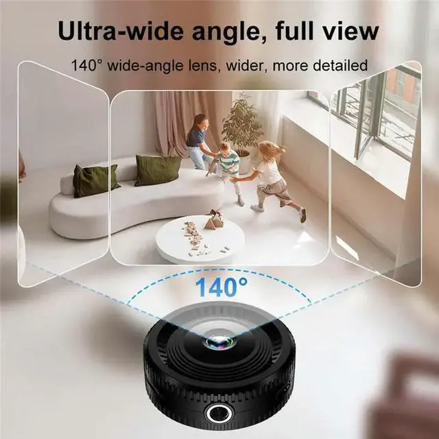 Alt view image 3 of 3 - Surveillance HD 1080P Home Security Camera Supports Microphone Motion Detection Functionality