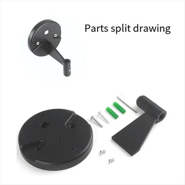 Alt view image 3 of 3 - Adjustable Bracket Wall Mounted Microphone Support Fixed Base Punching Holes Universal Microphone and Light Holder