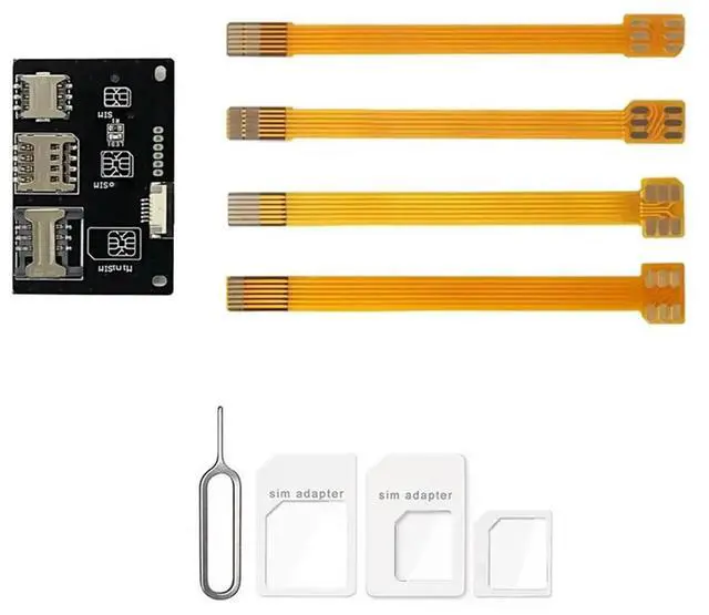 Alt view image 2 of 3 - 4 in 1 Phone IC Card Activation Tool for Nano SIM FPC 5/15cm Flexible Cable Line for Micro SIM Card Converter