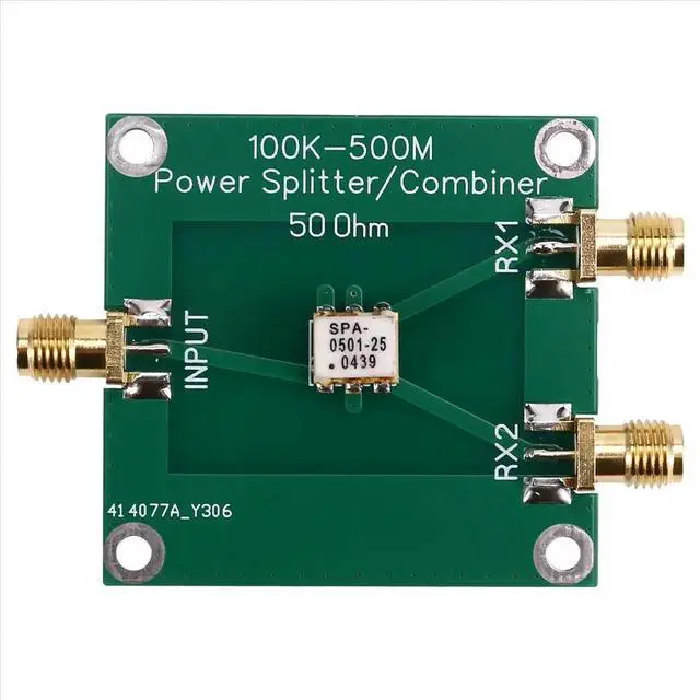 Alt view image 2 of 3 - 50 Ohm 100K-500MHz Power Divider Combiner/Splitter (Without Shell)