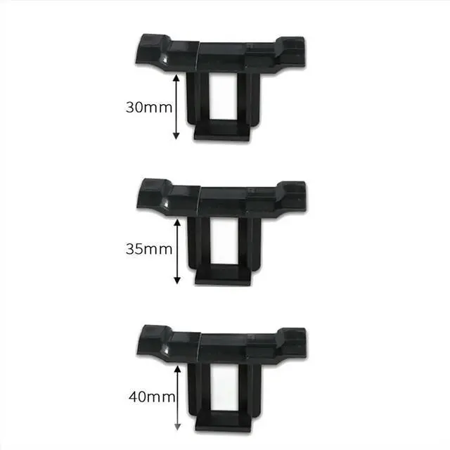 Alt view image 3 of 6 - 50PCS 30mm Solar Panel Water Drainage Clips Photovoltaic Panel Water Drained Clip Auto Remove Stagnant Water Dust