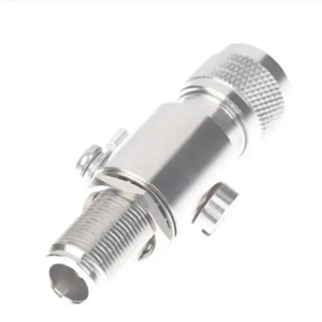 Alt view image 2 of 6 - 1Pc N Head Antenna -Arrester Base Station Weak Current -Arrester N Male to N Female Protector
