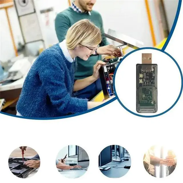 Main image of ZigBee 3.0 USB Dongle Zigbee Gateway Analyzer Zigbee2MQTT USB Interface Capture ZHA NCP Home Assistant OpenHAB