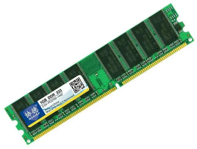Alt view image 3 of 3 - Xiede Desktop Pc Memory Ram Module Ddr 333 1Gb Pc-2700 Ddr1 184Pin Dimm 333Mhz X002