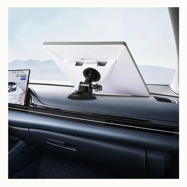 Alt view image 3 of 3 - For Mini Car Mount Dashboard Suction Cup Mount Holder Adjustable Angle for Mini