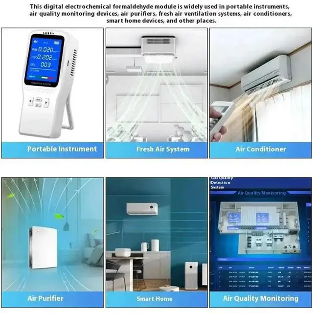 Alt view image 3 of 3 - ZE08-CH2O Formaldehyde Sensor with Serial Port Output for Accurate Concentration Measurement