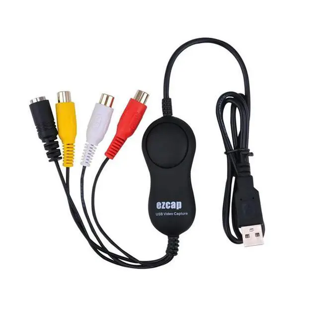 Alt view image 2 of 3 - 158 USB 2.0 Audio Video Capture Card AV S-Video Analog Video Recording for Player V8 Hi8 Camcorder Camera Win/IOS