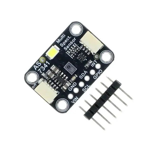 Alt view image 3 of 6 - AS7341 11-CH Sensor Module Light Color Sensor Splitter Board Color Measurement Detection
