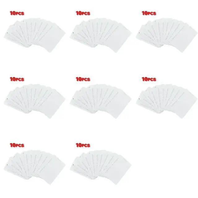Alt view image 3 of 6 - 80 Pcs White 125Khz 0.8Mm RFID Access Proximity Card