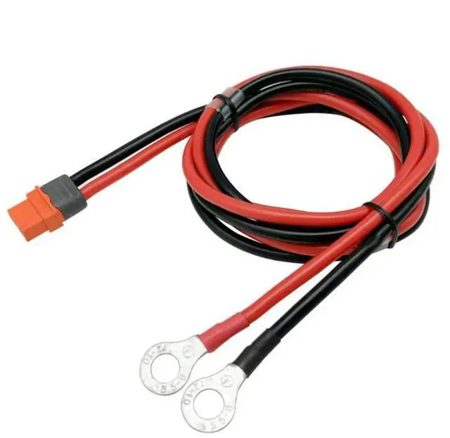 Main image of XT60I to O Ring Terminal Cable ,12AWG Cable for RV Boat Lithium Batteries and Backup Power System