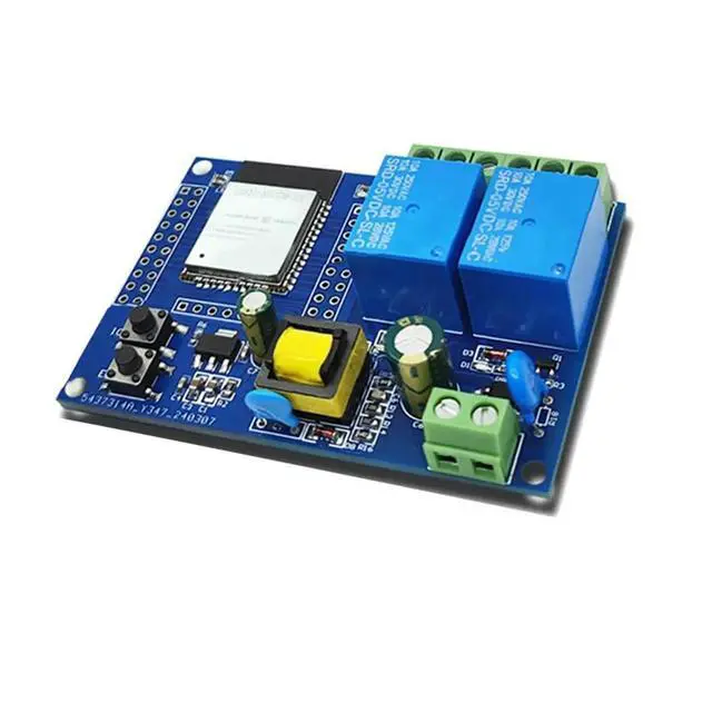 Alt view image 3 of 3 - --32E AC220V BLE Dual Channel Relay Module Development Board Home IoT Control Switch