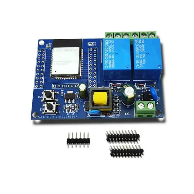 Alt view image 2 of 3 - --32E AC220V BLE Dual Channel Relay Module Development Board Home IoT Control Switch