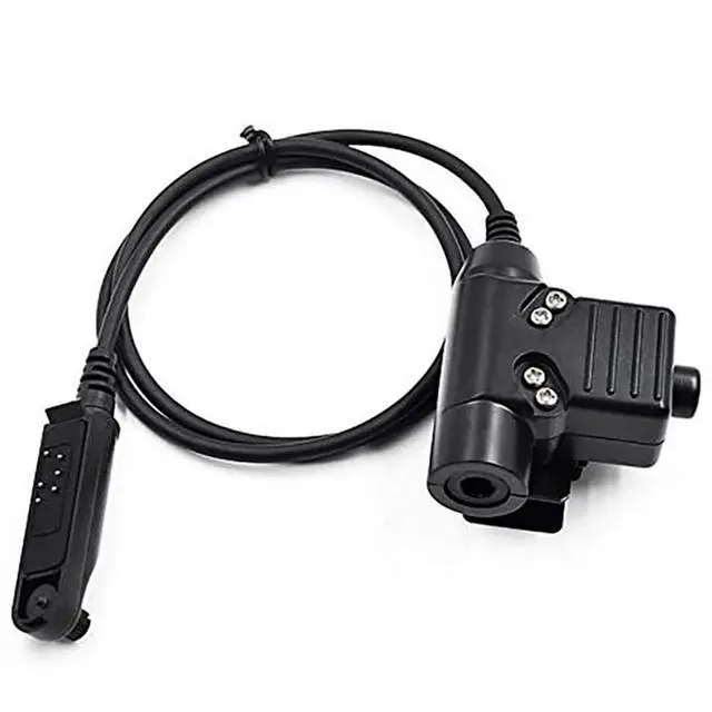 Alt view image 3 of 3 - A58 Z U94 PTT Adapter Cable for UV-9R UV-XS UV-9R Plus Walkie Talkie Headset