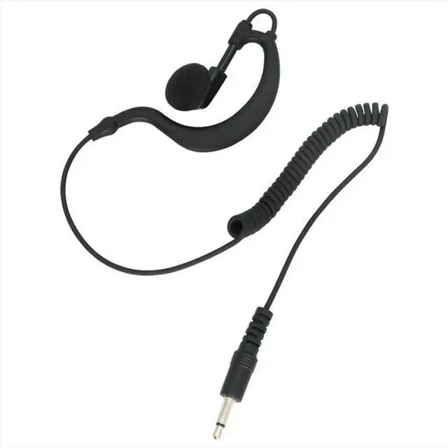 Main image of G Shape Soft Ear Hook Earpiece Headset 3.5mm Plug Ear Hook for MP3 phones Walkie Talkie