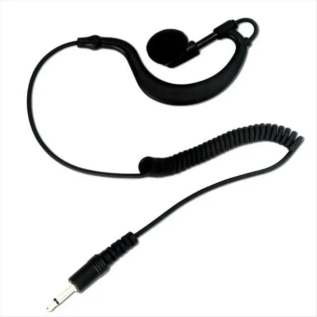 Alt view image 3 of 6 - G Shape Soft Ear Hook Earpiece Headset 3.5mm Plug Ear Hook for MP3 phones Walkie Talkie