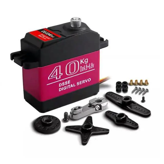 Alt view image 2 of 3 - Waterproof Servo 40Kg High Torque l Gear Digital Servo for 1:8/1:10/1:12 RC Car Robot 270°