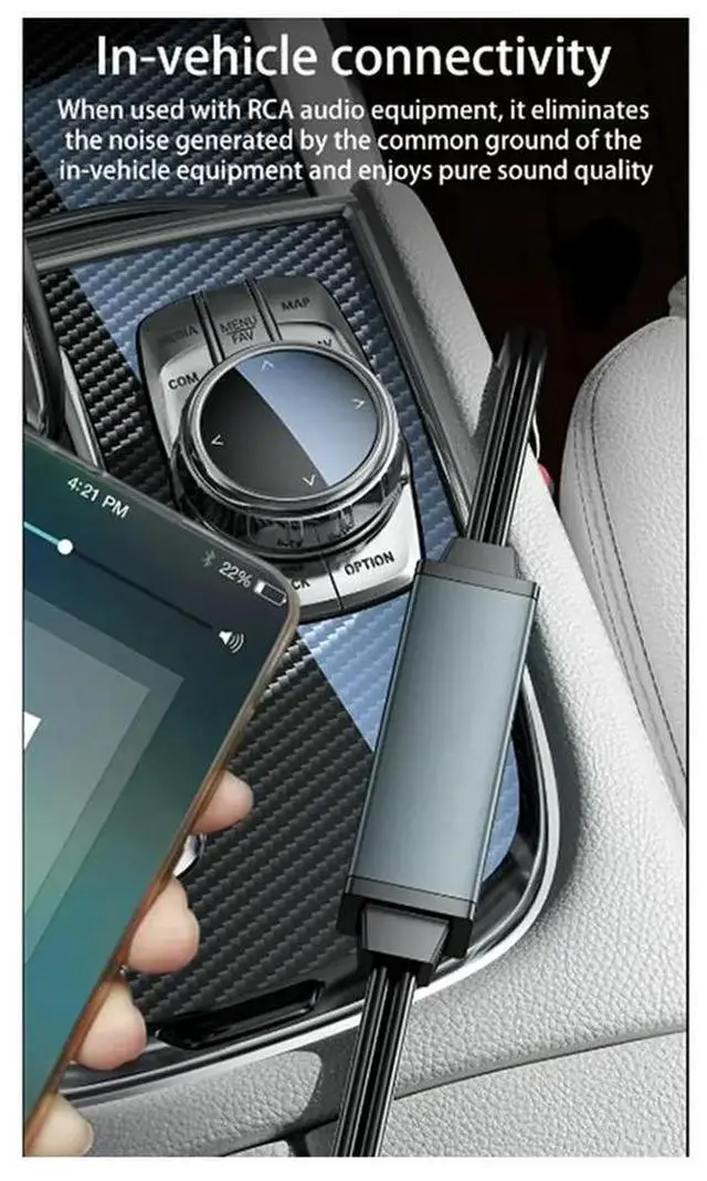 Main image of AV100C for Gold Plated Connector, Audio Isolator, Public Ground Noise Filter 3.5mm, Car Audio Home Stereo