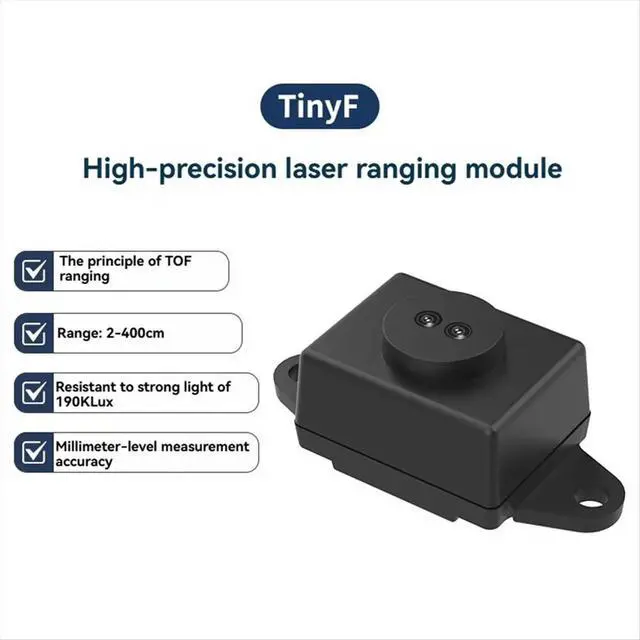 Alt view image 3 of 3 - Tinyf Single-Point Laser Ranging Module Ultra-Light ToF Sensor for UAV Robot for for