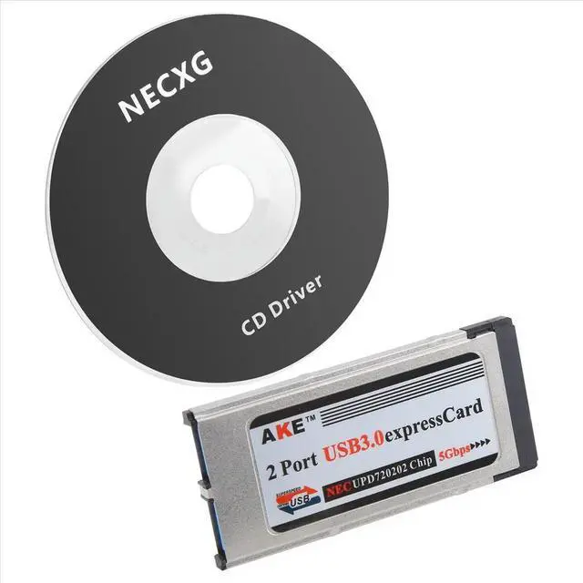 Alt view image 3 of 3 - High-Speed Dual 2 Port USB 3.0 Express Card 34mm Slot Express Card PCMCIA Converter Adapter for Laptop Notebook