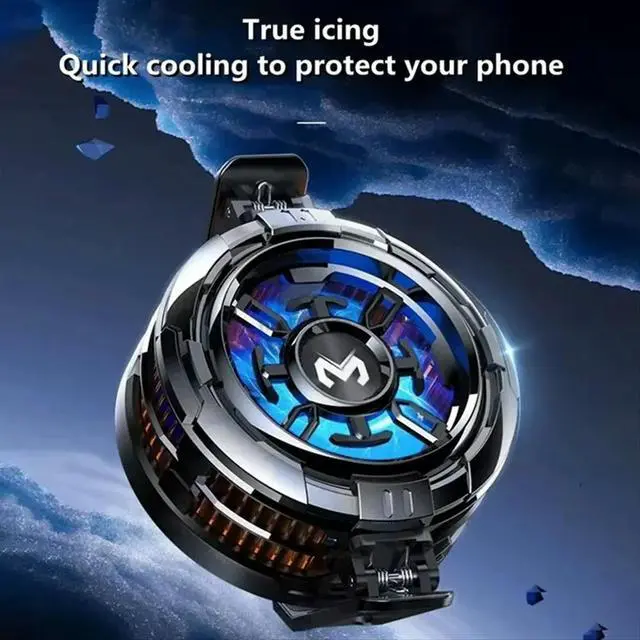 Alt view image 3 of 6 - MEMO CX08 Semiconductor Mobile Phone Cooler 2 in 1 Back Clip High Power Strong Cooling with Attachment & Clamp