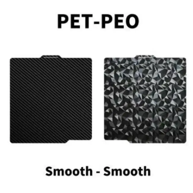 Alt view image 3 of 6 - For PEO PET Build Plate 257x257mm 3D Printing Smooth Bed Sheet Plate for P1S P1P A1 X1C