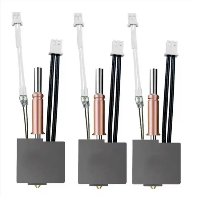 Alt view image 2 of 3 - Combo Hotend Nozzle for 3 Thermistor Heating 24v 50w Heater Block for K3 Accesories