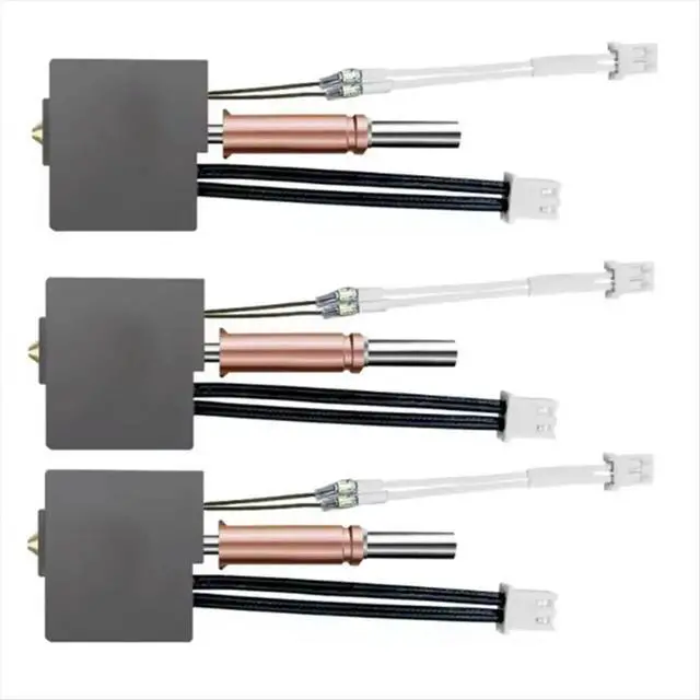 Alt view image 3 of 3 - Combo Hotend Nozzle for 3 Thermistor Heating 24v 50w Heater Block for K3 Accesories