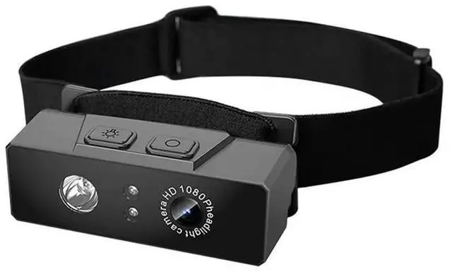 Main image of 1080P Action Cam Headlight Sports Camera Sensing LED Headlamp Mini Camcorder Recorder Camera For Camping Cycling