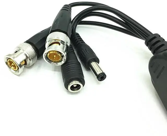 Alt view image 3 of 3 - 5 Pairs CCTV Coax BNC Video Power Balun to CAT5E 6 RJ45 Connector Coaxial/Analog HD Twisted Pair Transmitter